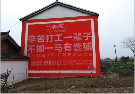 凭祥县一马光彩墙体广告